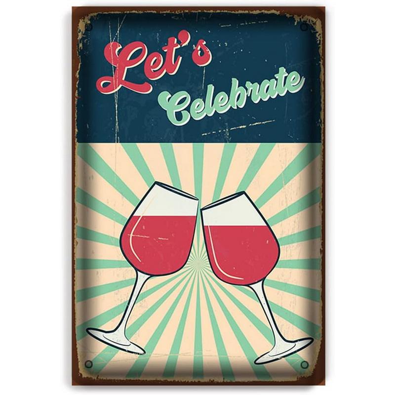 Blechschilder Kaffeebier Tee Wanddekoration Vintage Kunstposter Eisenmalerei für Man Cave Heimcafé Gartenclub B