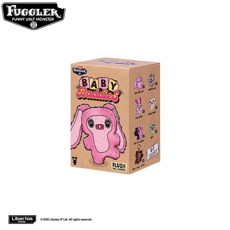 Original Fuggler Keychain  Plush Toys Fugglers ALLY CATS Fuggs Care Bear FUGG Baddies Baby Stuffed Peluche Dolls Gifts