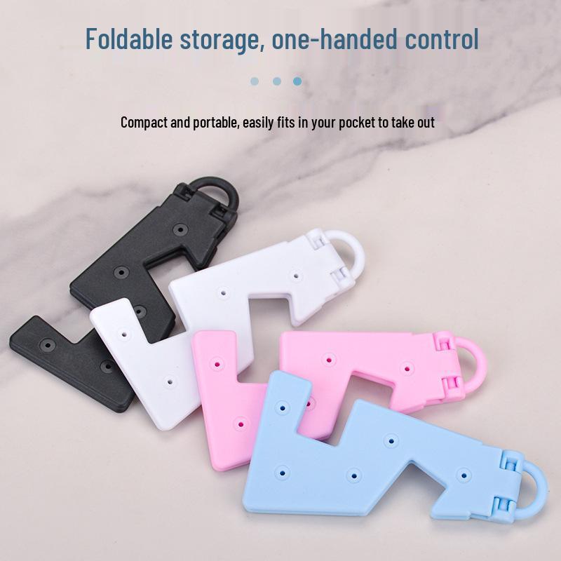Foldable V-Shaped Phone & Tablet Stand: Portable, Creative, Compact Desktop Holder Foldable Phone Stand