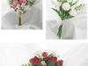 Bouquet Sposa Eucalipto Stile Foresta - Composizione Floreale Artificiale a Mano per Matrimoni & Arredo Casa