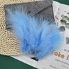 50Pcsdiy Color Feather Full Fleece Turkey Feather Clothing Antique Headdress Pet Toy Handicraft Decoration