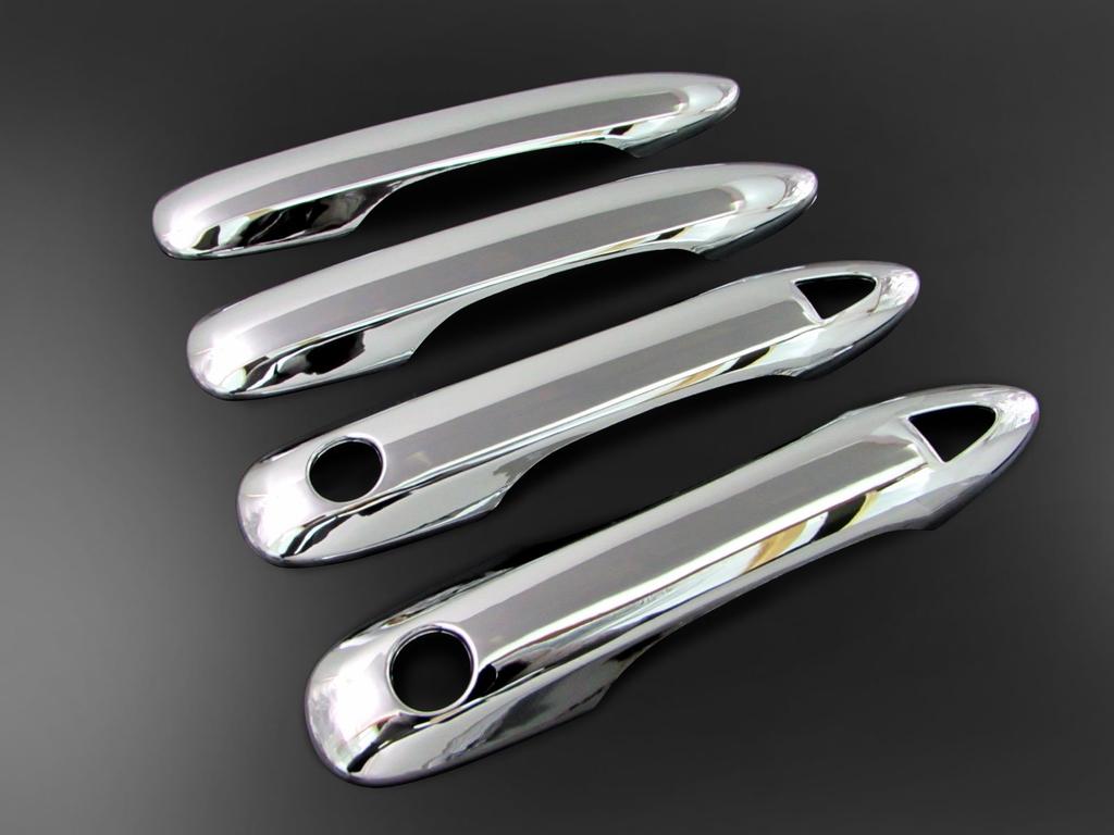 BRIGHTZ Chrome Plated Door Handle Cover Knob for Toyota Corolla Touring ZWE219W (2010, 2012, 2017, 2018, 2019) [PRIUS50-NOBU-FS-A2B0C2] MZEA12W,