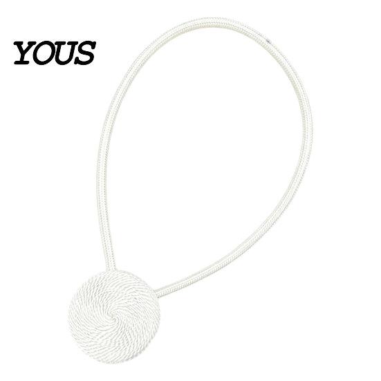 Decorative Curtain Tiebacks Magnetic Tiebacks, Modern Rope Tie Backs, Quick Fix Ties Drapes Holdbacks for Home Indoor Bedroom Office Adjustable