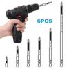 6Pcs High Magnetic Screwdriver Drill Bit Set Anti Impact Anti Slip Screwdriver Anti-Slip Cross Shaped Strong Magnetic Drill Head