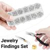 Open Jump Rings Jewelry Findings Set Chain Closure Repair Tools Kit Pliers  Necklaces