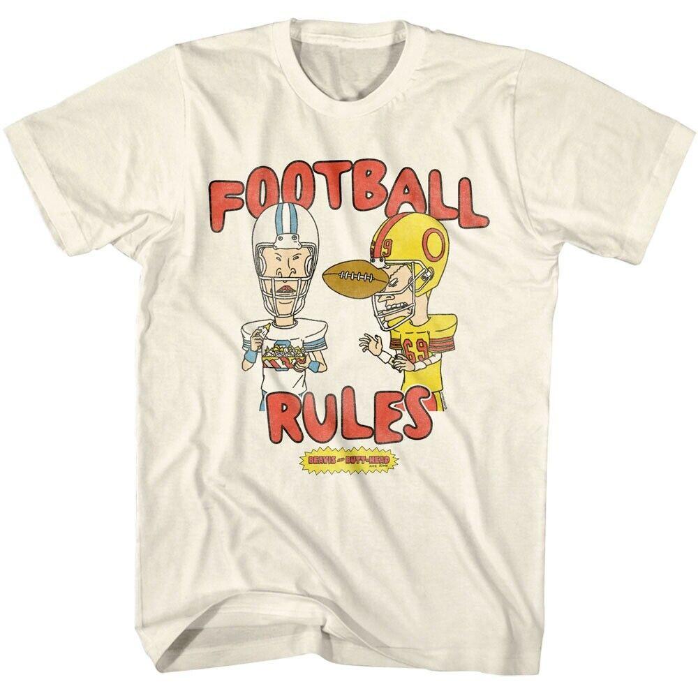 Beavis and Butthead Football Rules Men T Shirt XL