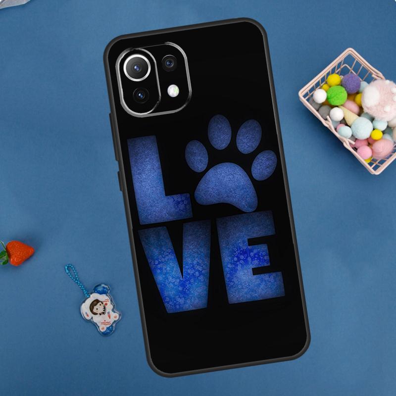 Dog Paw Case For POCO F5 X3 X5 Pro X4 F4 GT C40 M5s F3 Cover For Xiaomi 13 12 Lite 12T 11T Pro 12X