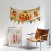 Halloween Pumpkin Flag Spooky Wall Decals Waterproof Pumpkin All Saints Furniture Stickers Peel And Stick Festival Wallpaper