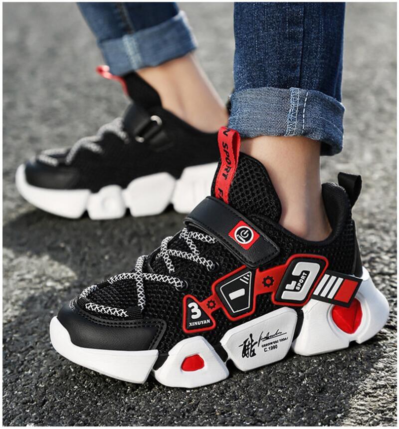 High Quality Children'S Shoes Breathable Sneakers For Boys Lightweight Kids Shoes Soft Bottom Running Shoe Tenis Infantil