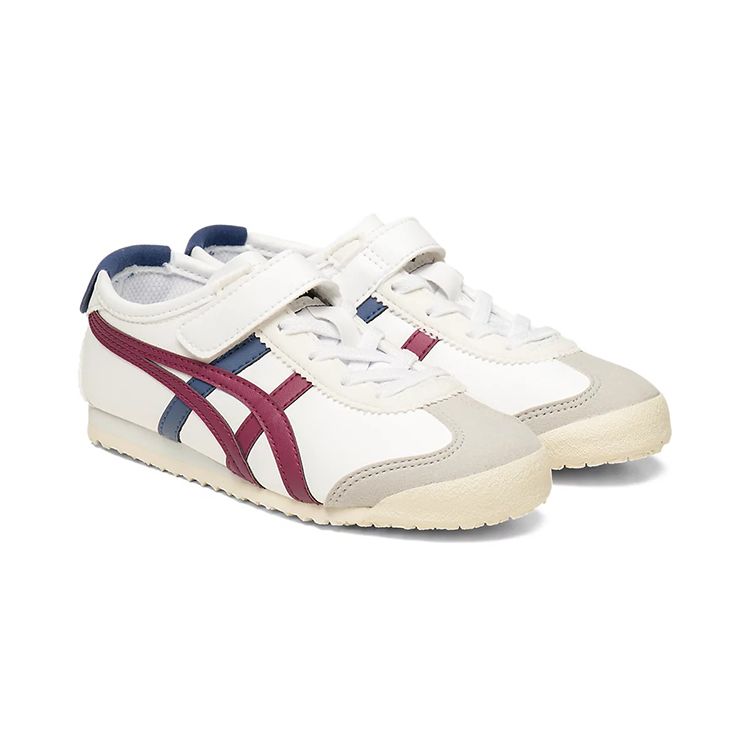 Onitsuka Tiger Mexico 66 PS White Dried Berry Kids Sneakers 1184A049-108