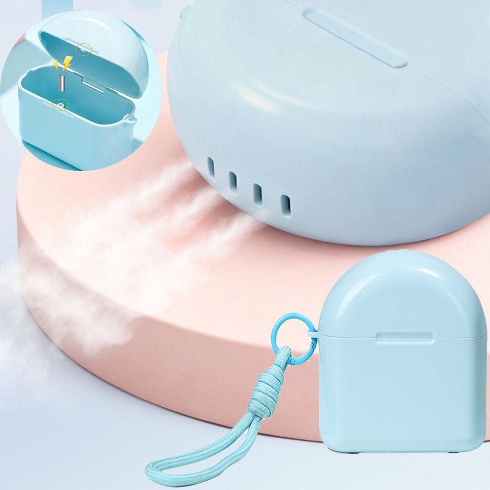 Reusable Denture Retainer Case Drainage Design False Teeth Holder Dental Braces Container Home Use