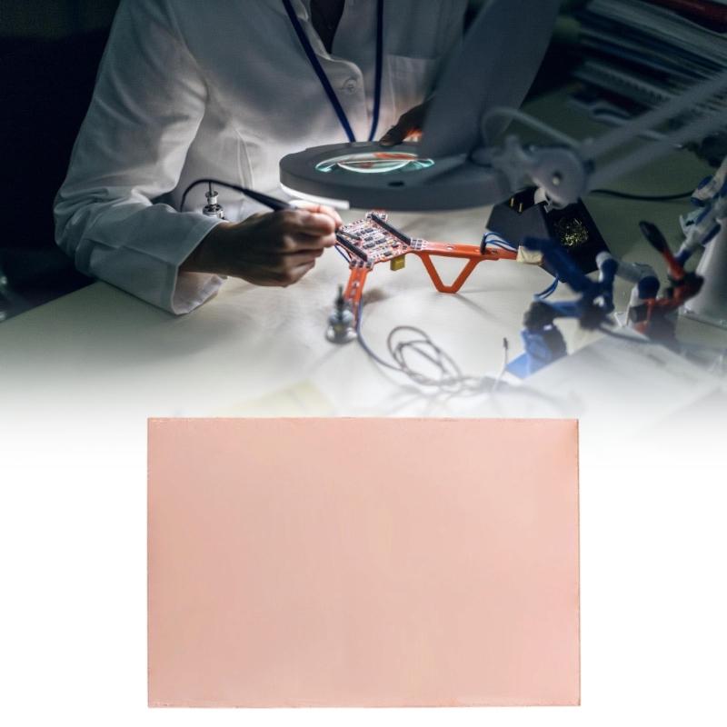 Pack of 10 1.5mm Thickness Circuit Board Single Sided Brass  PCB Board Simple Installation for Electronics & Hobbyists