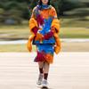 Li Ning CF Wu Xing Series Tie-Dye Loose Pullover Hoodie Unisex Hoodies Multicolor AWDRD80-1