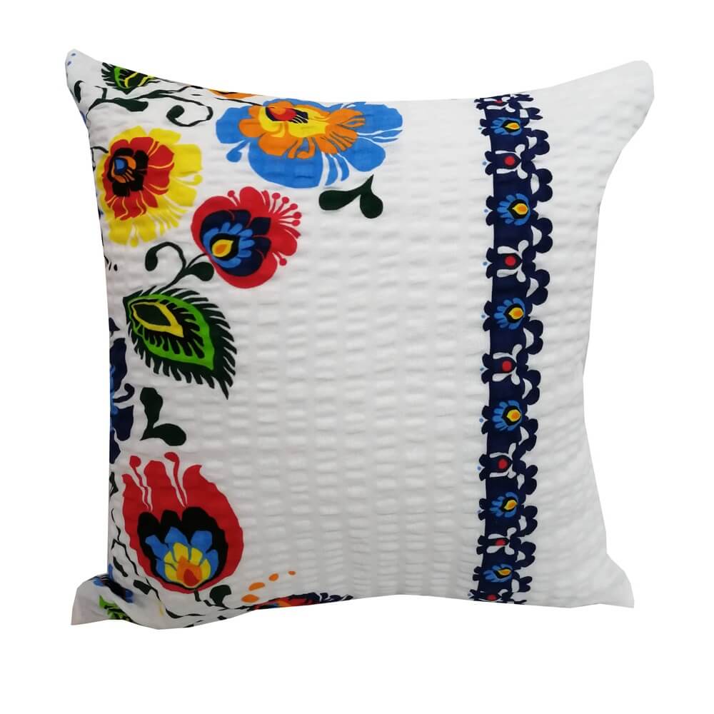 Kora Pillowcase 40X40 Łowicz Pattern Blue