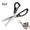 Sewing Accessories for Fabric Pinking Shears Scissors, Zigzag Decorative Edge Ergonomic Non?Slip Handle, Anti?Fray Scissors DIY Craft Professional