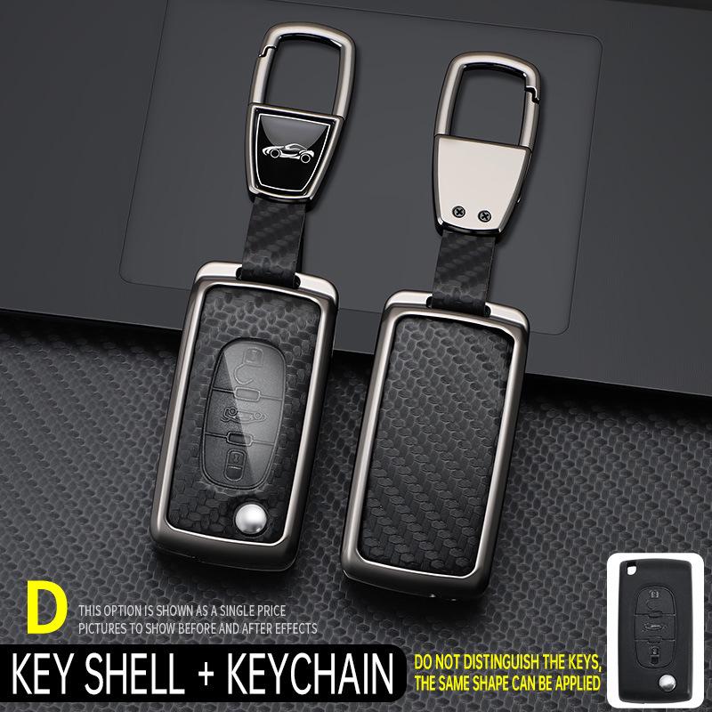 Compatible Key Cover for Peugeot 308/408/307/207 and Citroen Sega Kaixuan