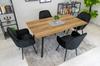 LUGO Chair - Black Velvet / Black Legs X 1