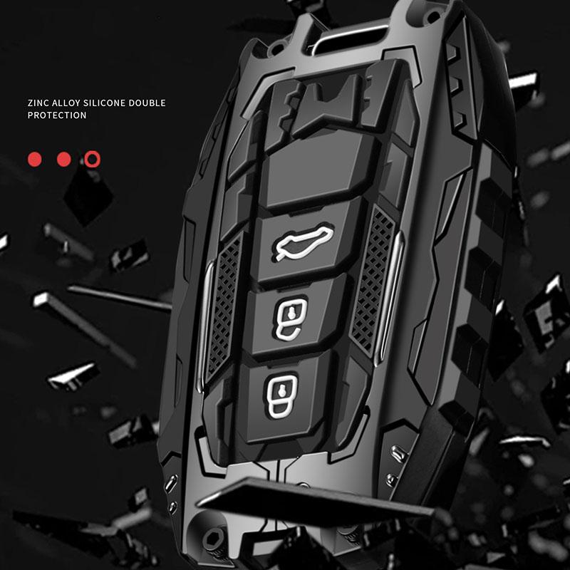 Zinc Alloy Car Key Case Cover For Toyota Land Cruiser 200 300 Prado Crown Tlk 200 Yaris Cross Hilux Innova Fortuner Camry 55