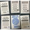 SLAM DUNK Trading Card Set of 6