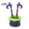 Halloween Party Decoration Inflatable Ice Bucket, Witch Legs Beverage Tub, Snack Storage Bucket Purple Orange Cooler for Decor, Outdoor Gathering
