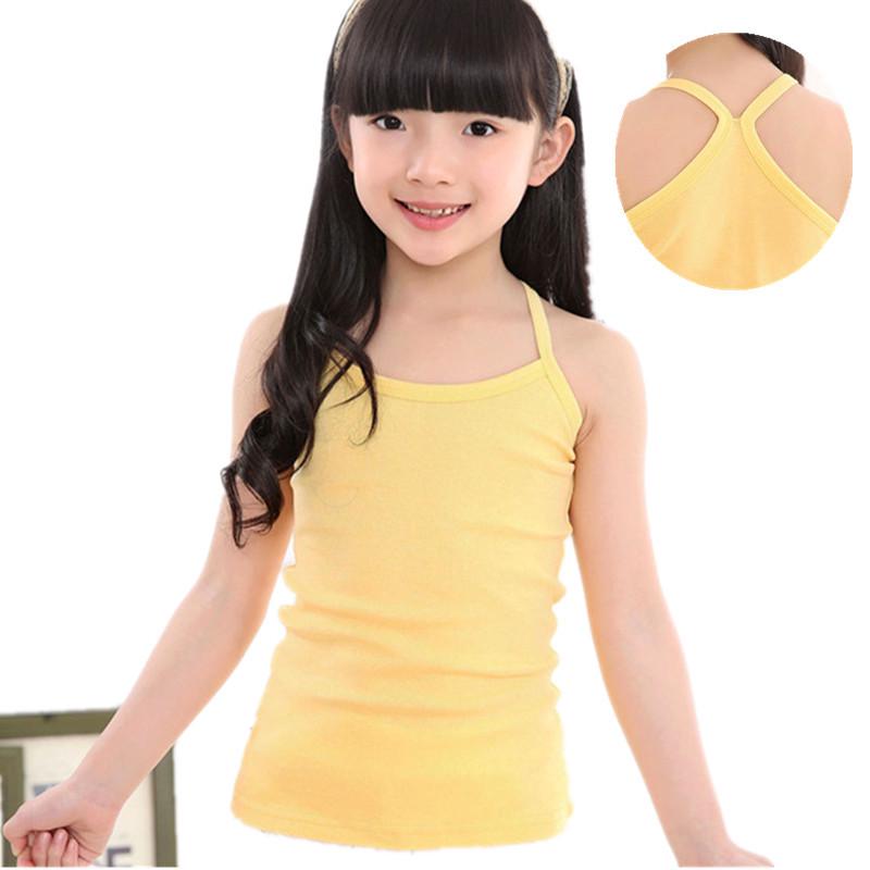 Camiseta de Tirantes de Algodón para Niños: Capa Base de Verano para Niños y Niñas