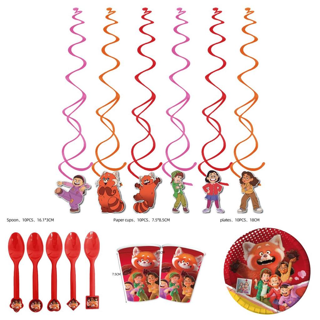 Decora la festa di compleanno di tuo figlio con vivaci articoli essenziali per la festa Turning Red