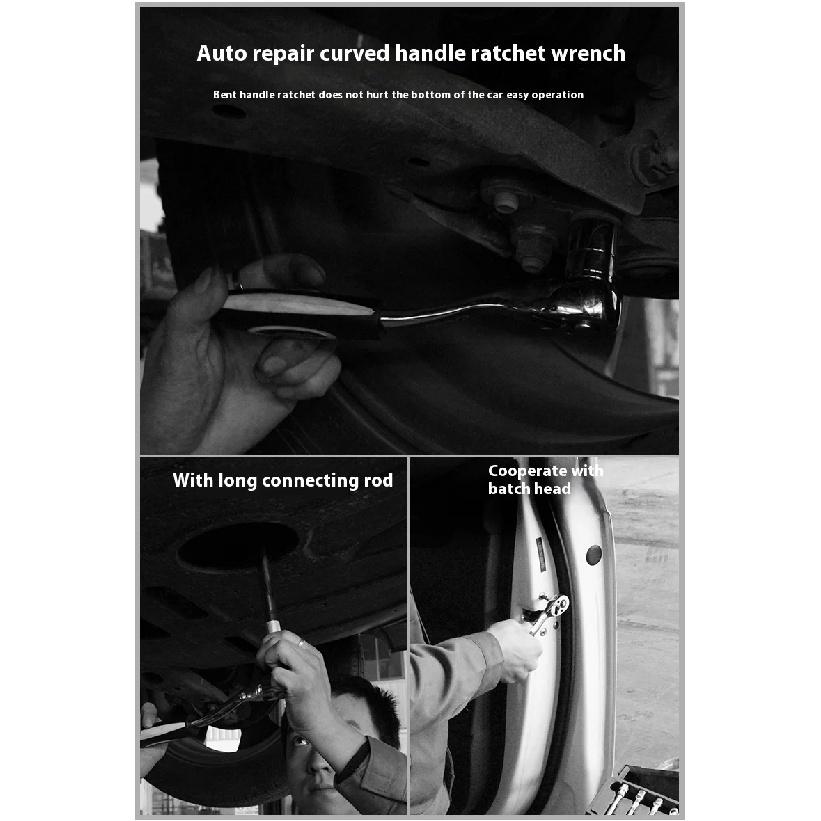 Major Auto Repair Toolbox Set for Automotive Repair Maintenance Repair Socket Wrench Multi Functional Sleeve Combination Set