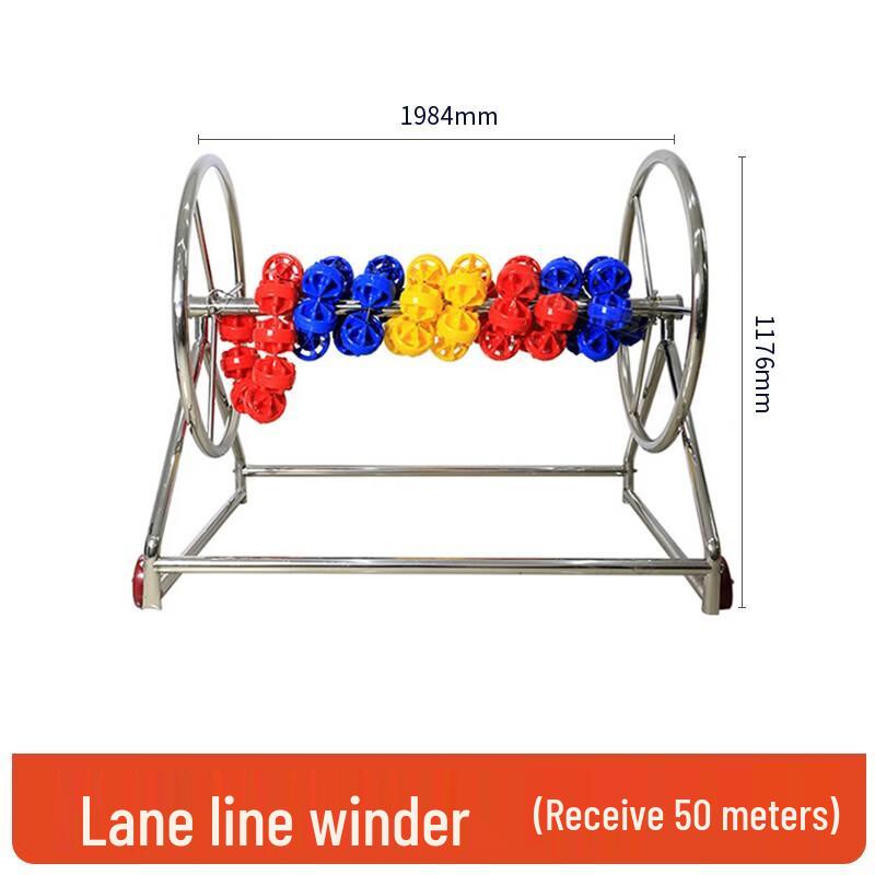 Swimming Pool Lane Line Winder Cart