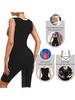 Women's Sauna Suit Waist Training Bodysuit with Shorts