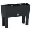 Maison Exclusive - Lit surélevé de jardin Anthracite 60x25x46 cm PP Rotin