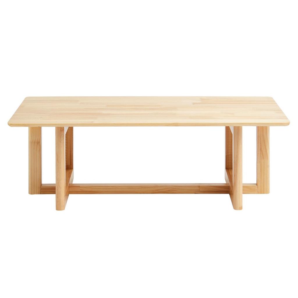 Rattan Coffee Table Rectangle Rattan Coffee Table 1-Tier for Living Room