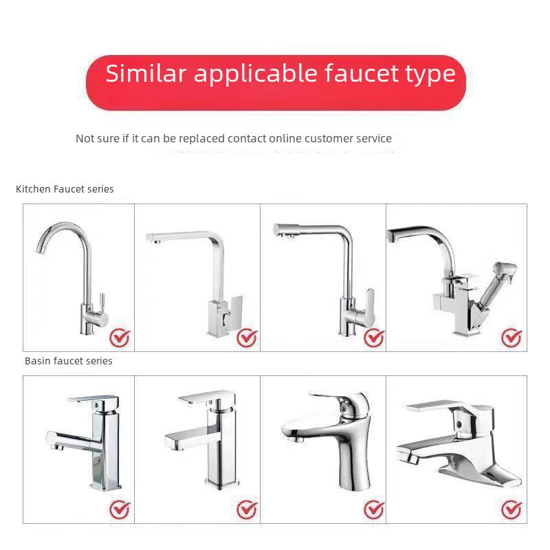 Barbotator universal pentru robinet cu braț robotizat cu duză rotativă de 1080 de grade pentru chiuvetă de baie rezistentă la stropire.