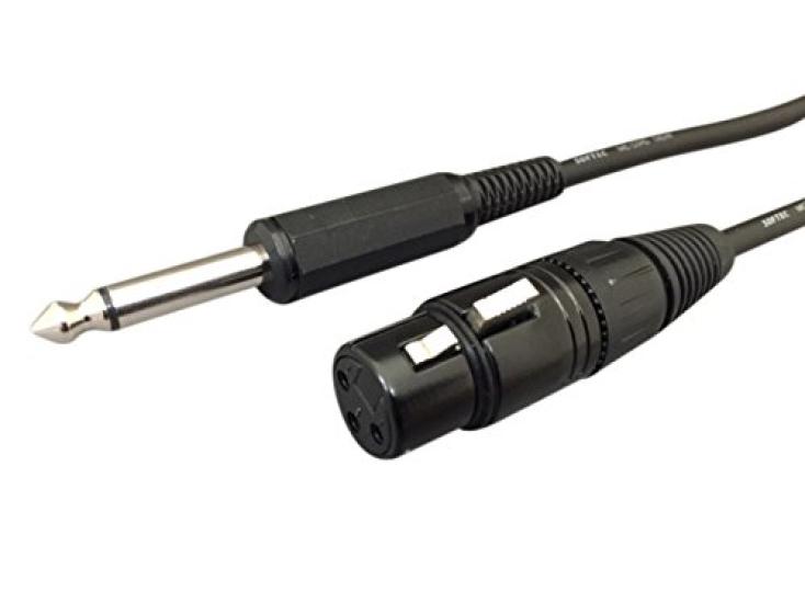 

Black microphone cord 20m