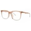 Full Rim Square Transparent Peach Pink Smartbuy Collection Cyd 228224 C12 Fashion Unisex Eyeglasses
