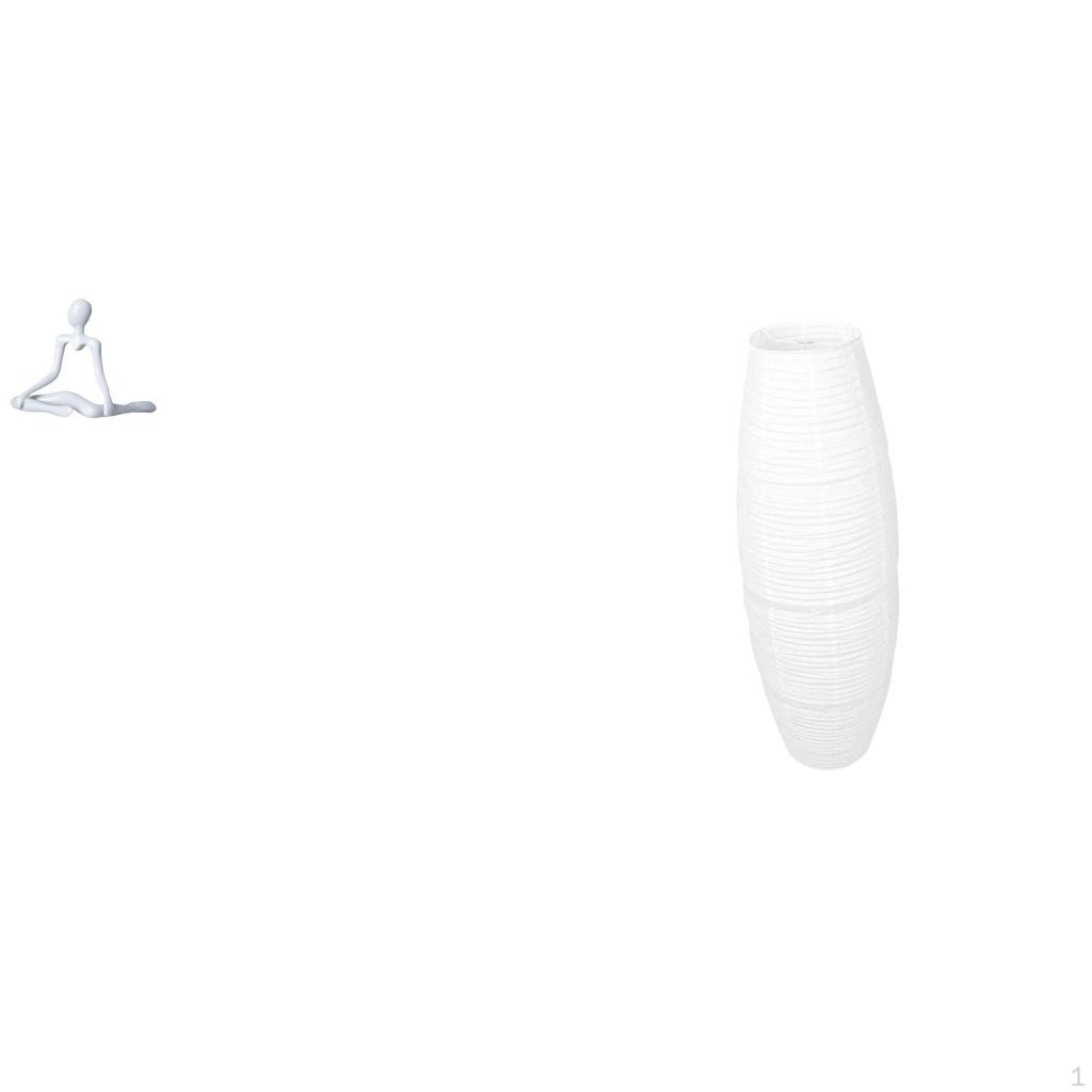 Creative Abstract Thinker Statue Lampshade Decorative Figurine Unique Paper Floor Lamp Sculpture