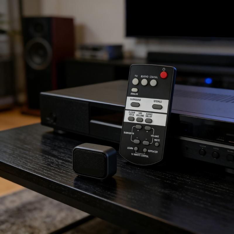 Remote Controller with Intuitive Button Layout for MBE669 FSR68 Soundbar Easy Operation by All Ages Wear Resistant