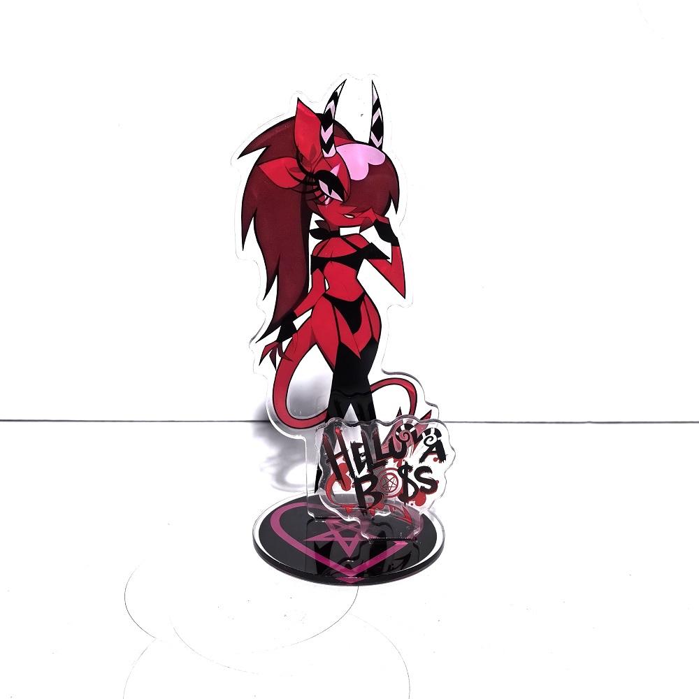 Anime Figure Acrylic Stand Model Plate Alastor Fizzarolli Angel Desk Decor Standing Sign Game Fans Gift Ornaments Stand Model