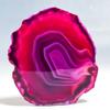 Pink Condor Agate 6.4x7mm Natural Cabochon Fine Loose 242.15Cts. T2H71