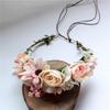 Flower Crown Boho Flower Wreath for Wedding Bridal Hair Hoop Women Ladies Leaf Vine Party Decoration