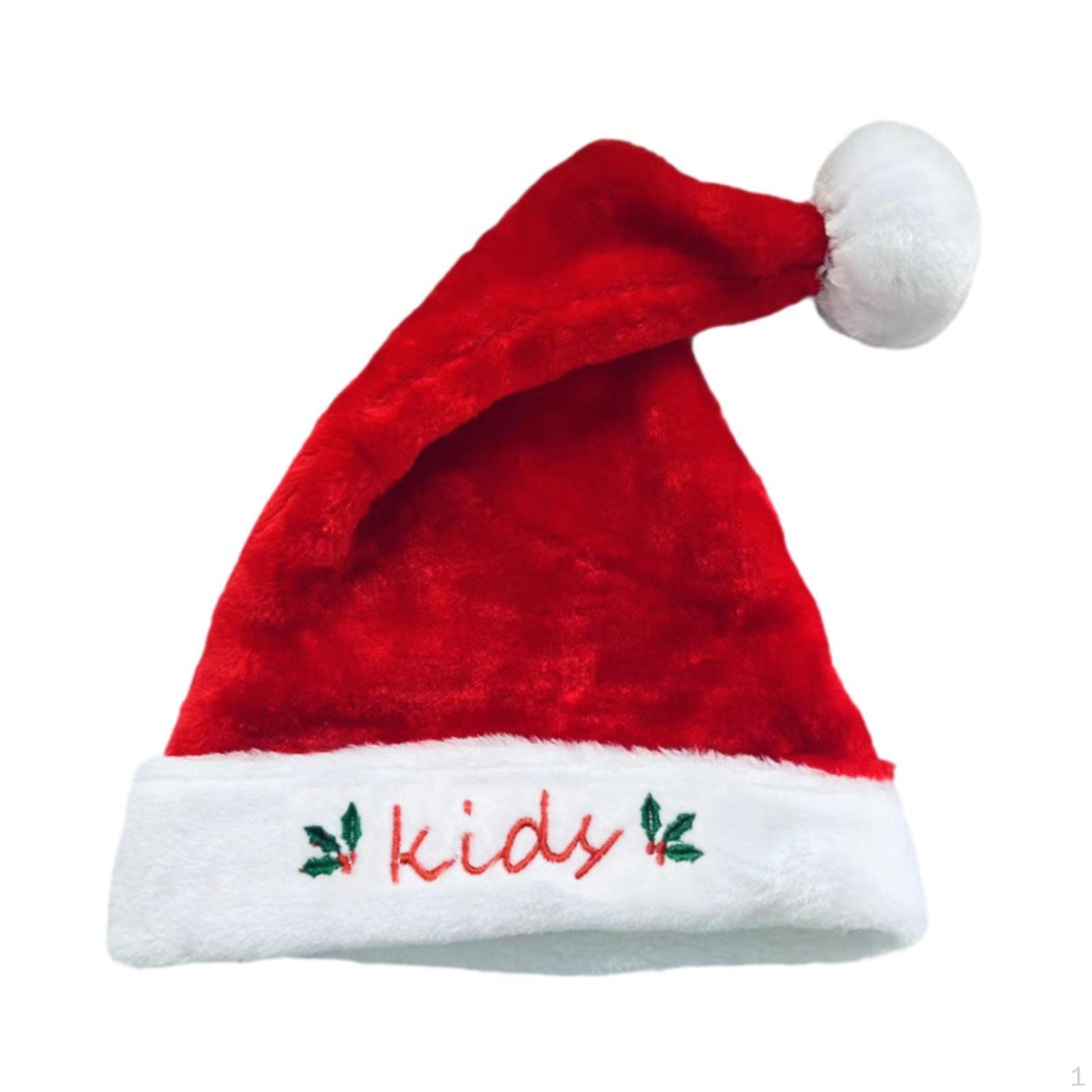 

Рождественская шапка из толстого плюша для мужчин и женщин, мягкая праздничная Kid