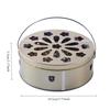 Mosquito Coil Holder Portable Tray Plum Blossom Heart Hollow Out Insect Repellent Anti Fire Sandalwood Incense Burner Box