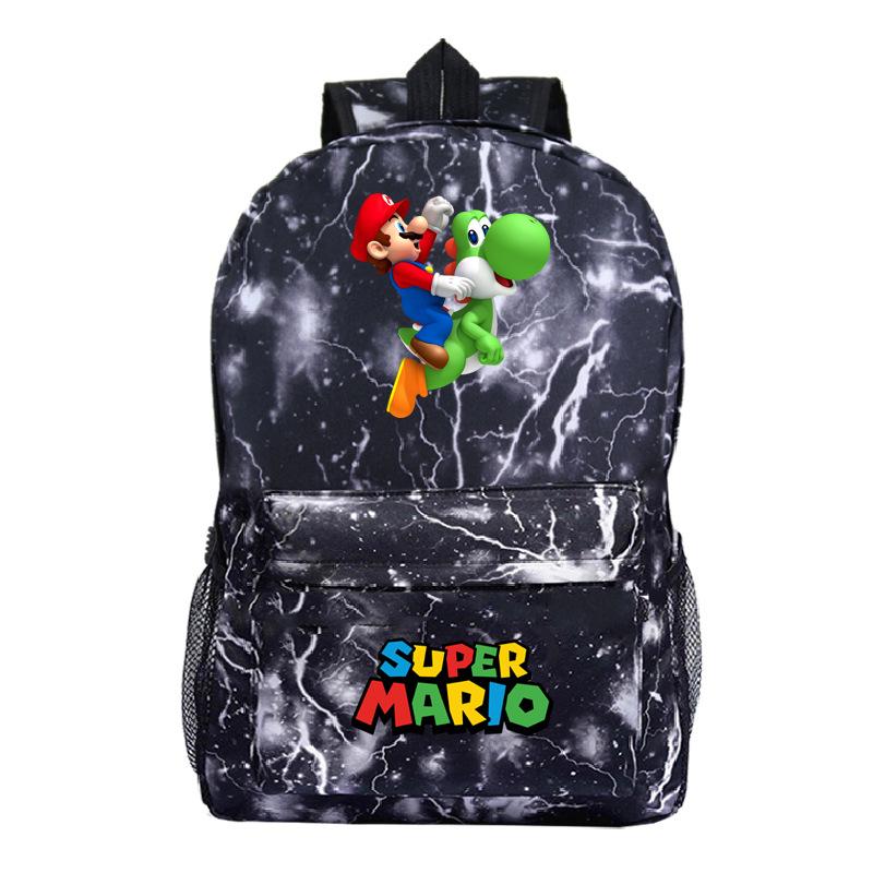 Peripheral Backpack Animation Cartoon Game Schoolbag Creative Pattern Heat Transfer Backpack