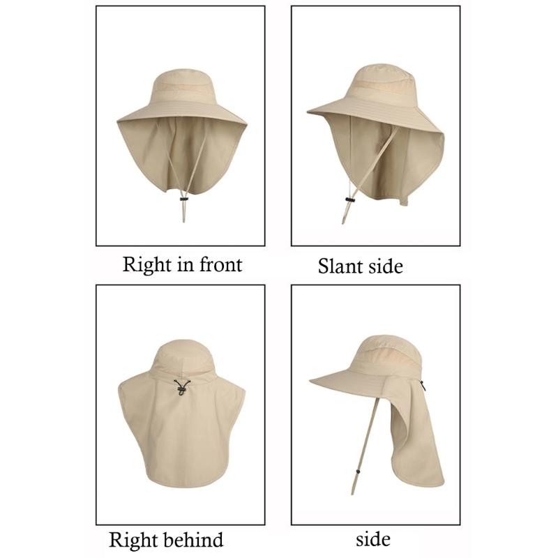 Solar Cooling Fan Hat Wide Border Children Hat Sun Protection Fishing Hat for Hiking Camping Fishing Activity