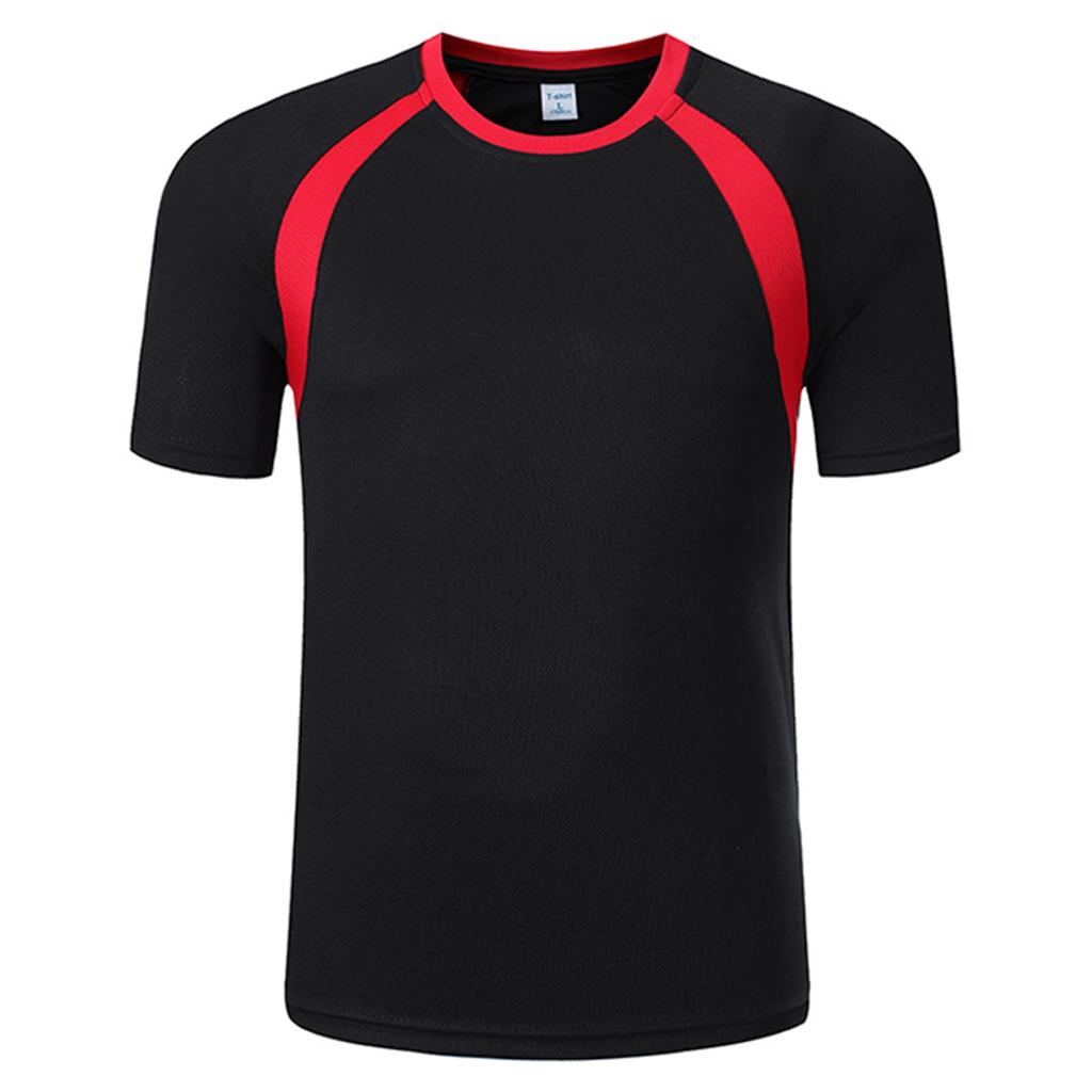 Letní pánská gymnastická košile rychleschnoucí běžecká košile s krátkým rukávem sportovní triko na cvičení tréninková trička