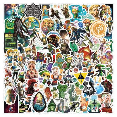 120 Nowe Naklejki Graffiti Zelda Kingdom Tears Ozdabiające Notatnik Walizkę Gitarę Wodoodporne Naklejki