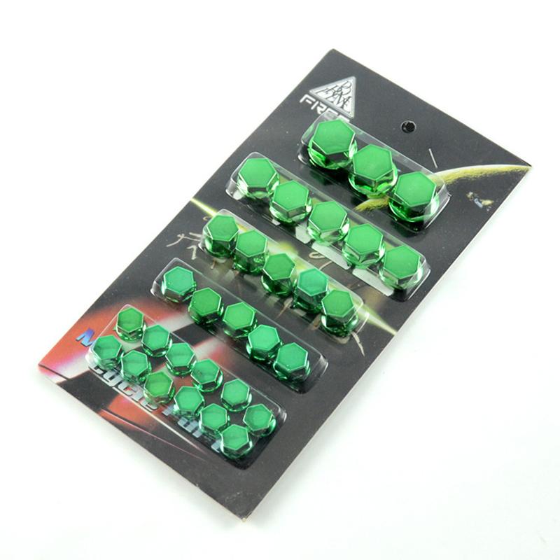 30 Stück Motorrad Schraubenkappen Abdeckungsset Motorroller Kopfschraube Mutter Bolzen Kappen Abdeckung Dekoration Motorrad Modifikationszubehör