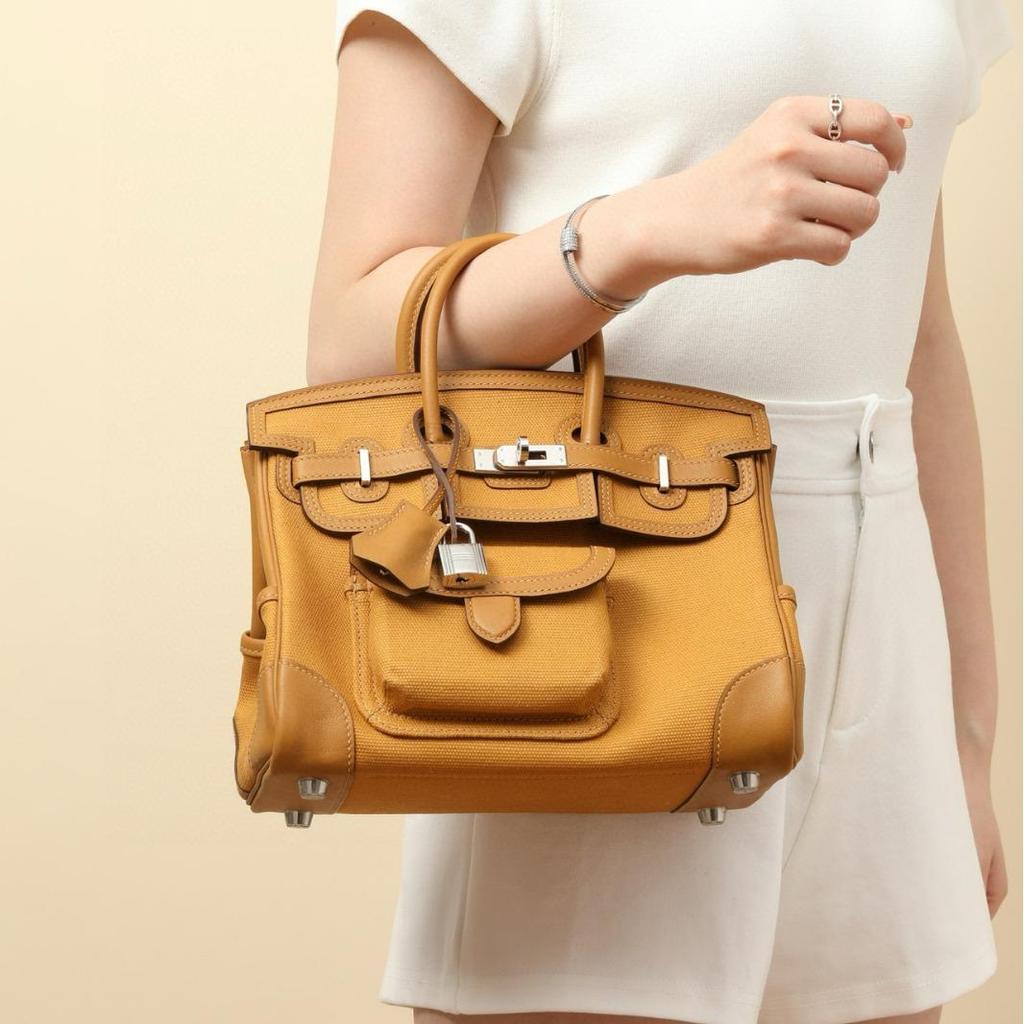 Nuova borsa da donna in vera pelle con inserto in tela alla moda, tracolla lavorata a maglia, borsa da donna a tracolla diagonale a mano