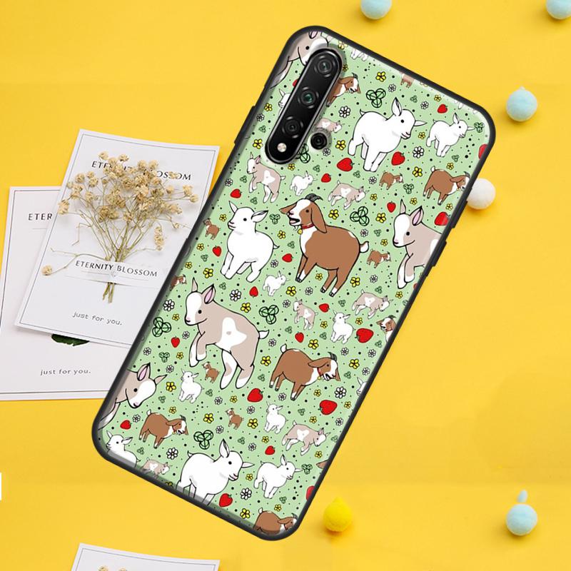 Goats For Huawei Nova 12i 7i 8i 11i 12s 9 10 SE Y91 Y90 Y60 Y70 Y72 Y61 P30 P40 Lite P60 Pro Case
