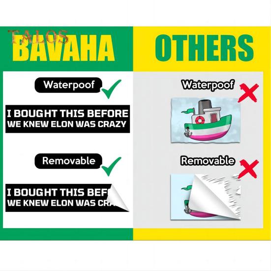 I Bought This Before We Knew Elon Was Crazy Car Sticker Waterproof Vinyl Decal for Car Bumper Laptop Luggage Phone Cases Wall Door Window