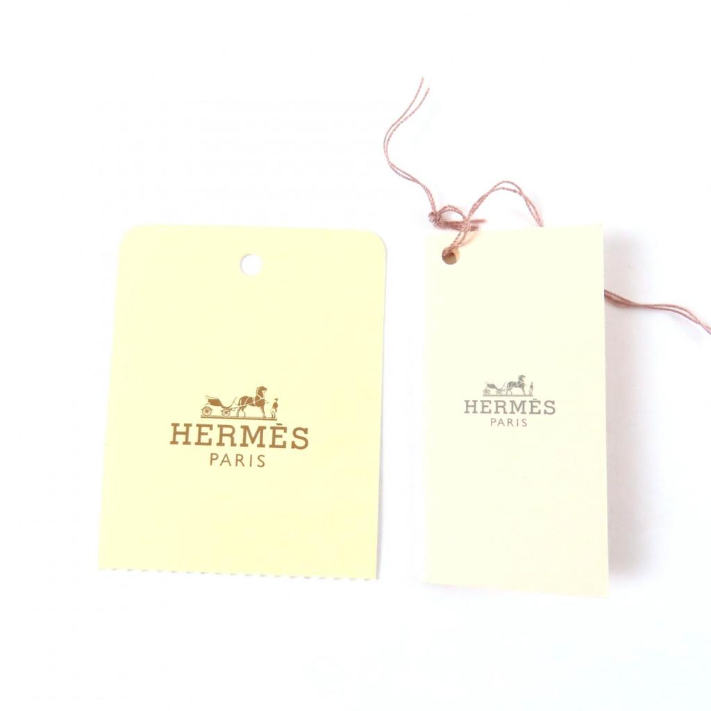 Excellent HERMES Scarf Large double-faced fringed with Serie embroidery cashmere Used